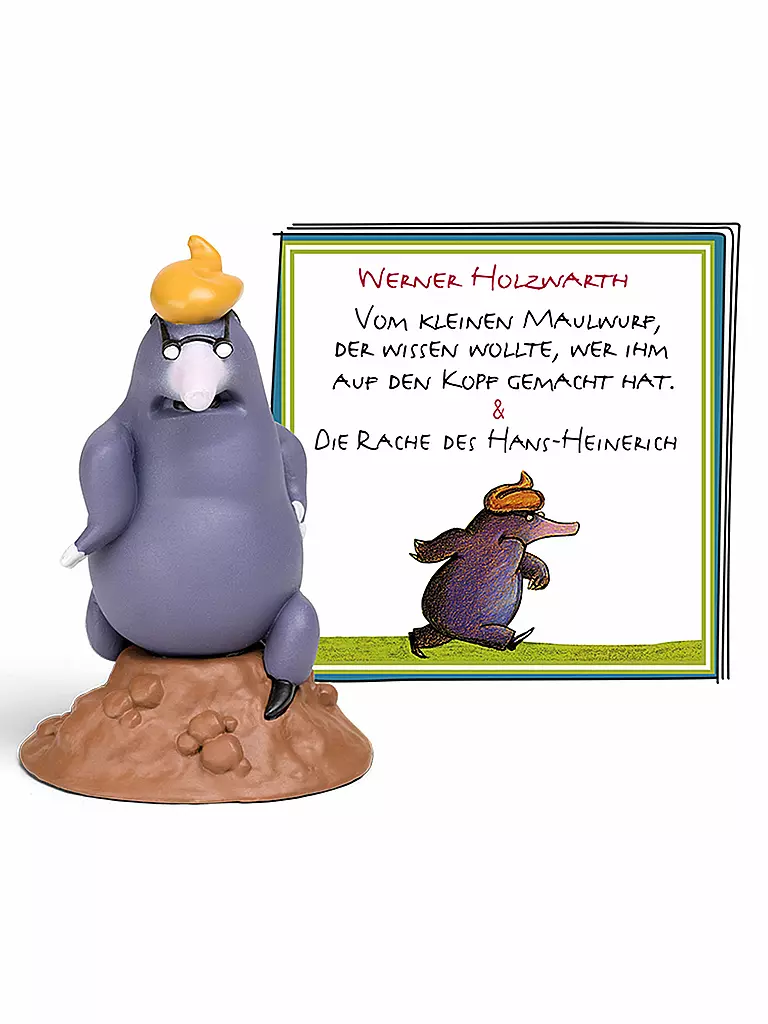 TONIES, Hörfigur - Maulwurf - Wer Hat Mir Auf Den Kopf Gemacht 3 TONIES, Hörfigur - Maulwurf - Wer Hat Mir Auf Den Kopf Gemacht